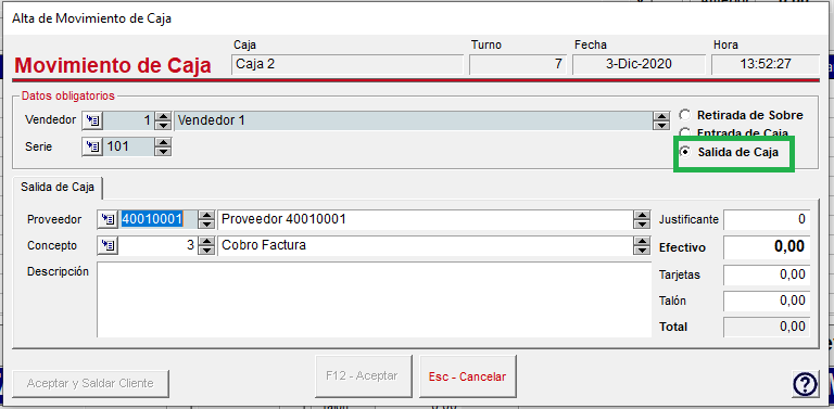 Movimientos De Caja En El Software De Gesti N M Tpv