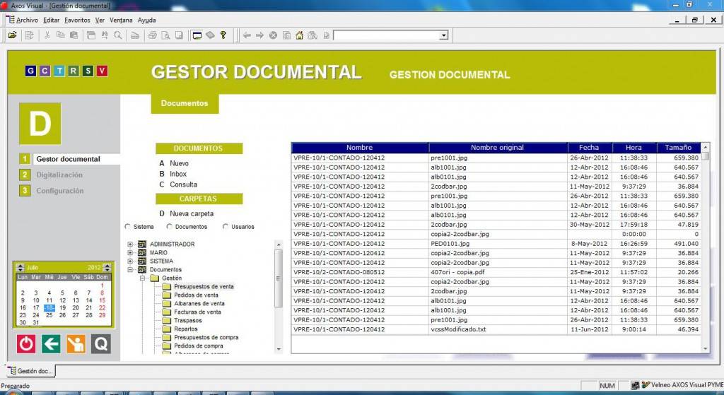 La Gestión Documental En El Software De Gestión Mgd Axos 9605